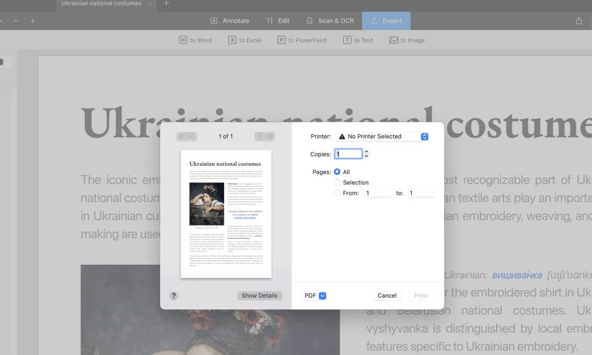 pdf expert impresora pdf mac