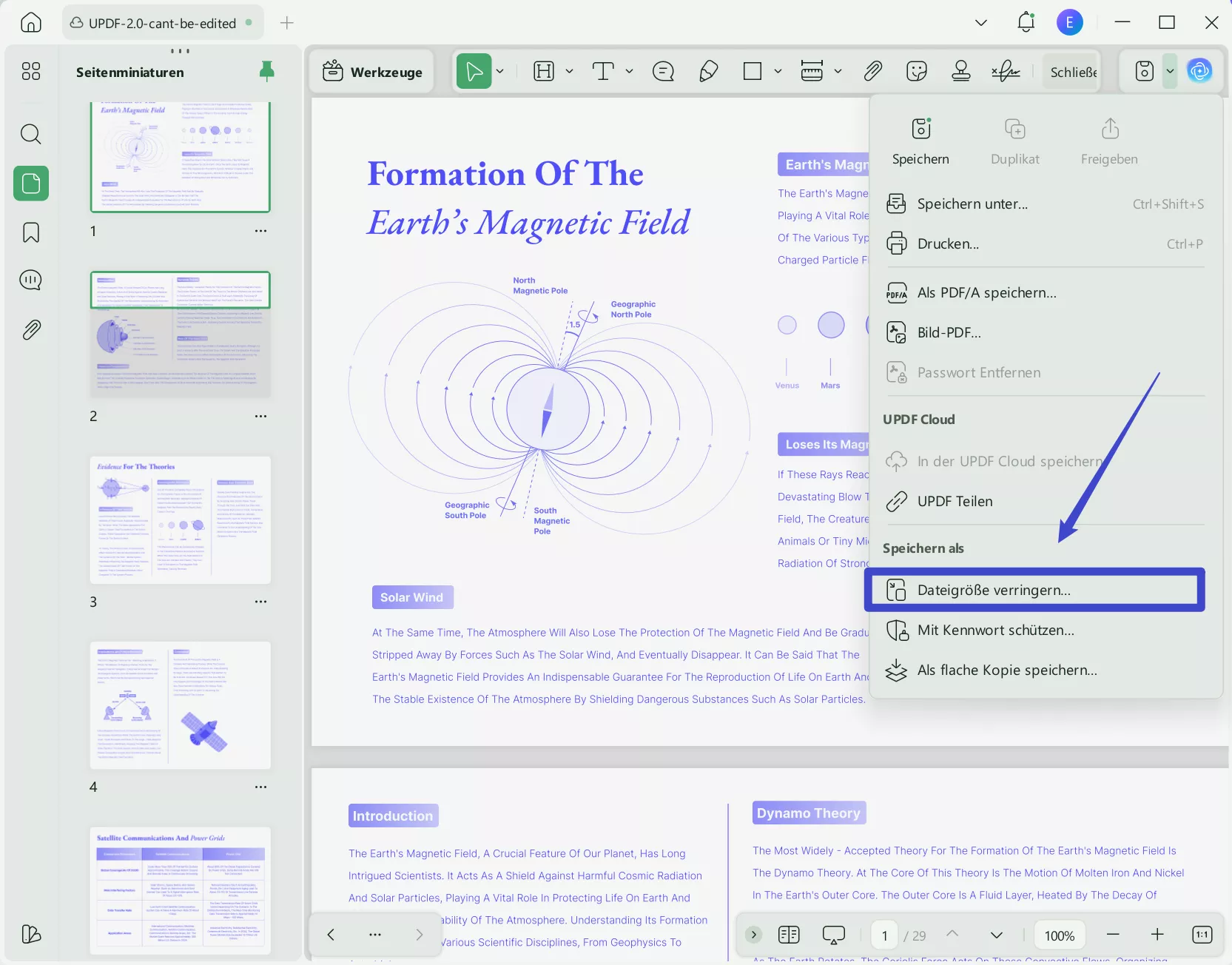 PDF-Größe reduzieren