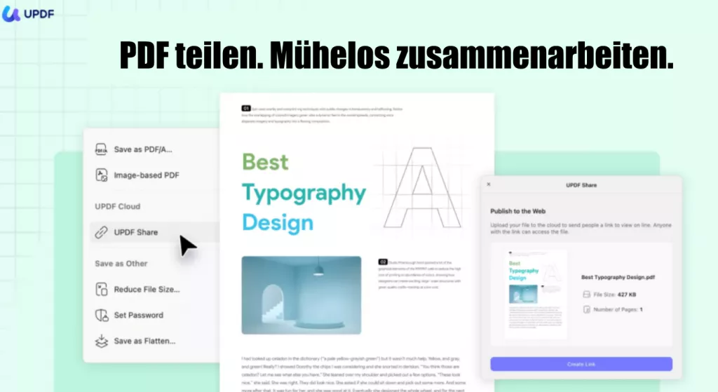 PDF teilen. Mühelos zusammenarbeiten.