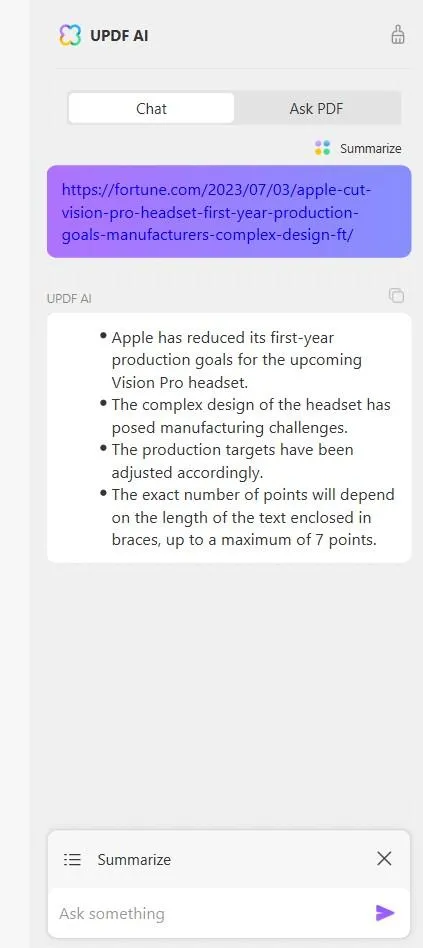 google summarizer updf