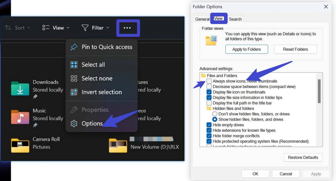 Windows 10 PDF 미리보기