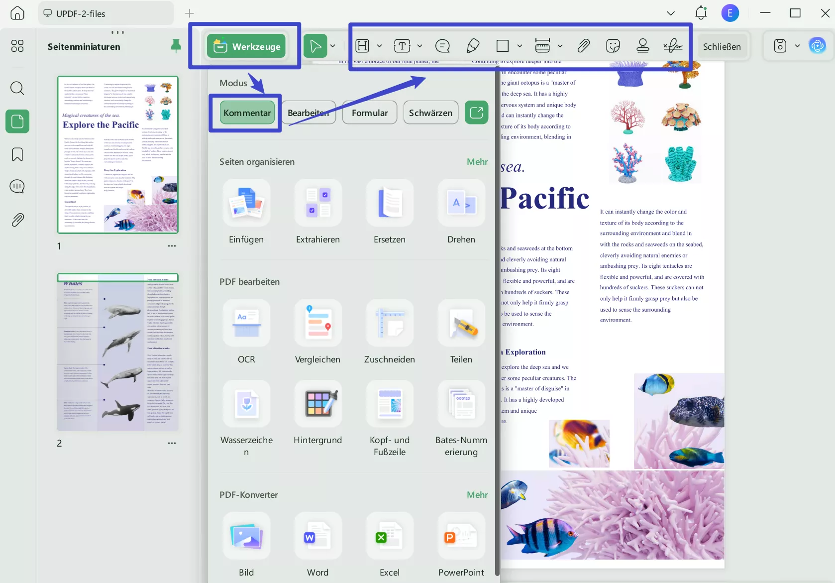Textfeld zum PDF-Kommentartool hinzufügen