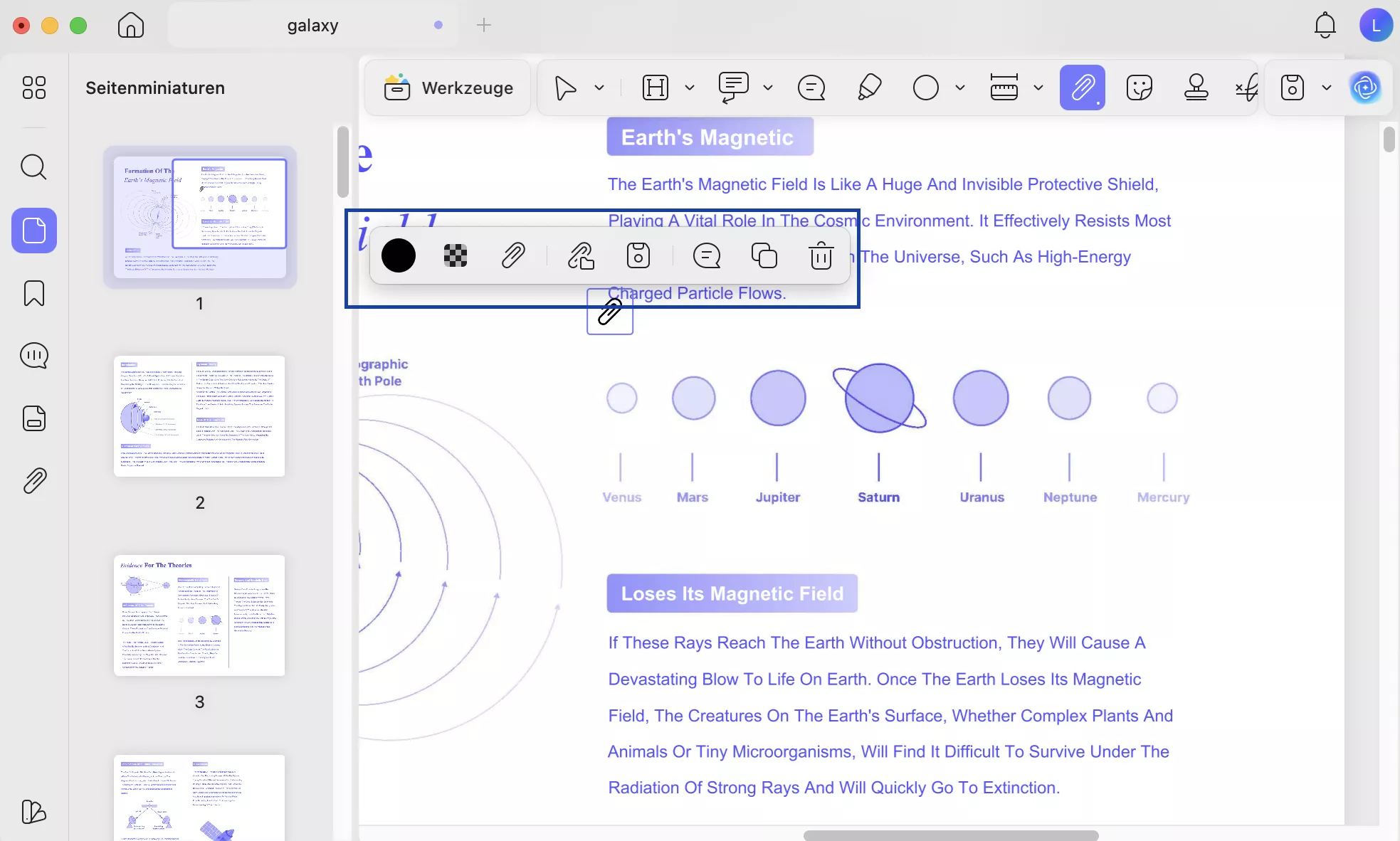 Passen Sie den Stil des angehängten Bildes in PDF mit UPDF auf dem Mac an