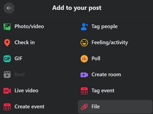 how to post a pdf on facebook add to your post