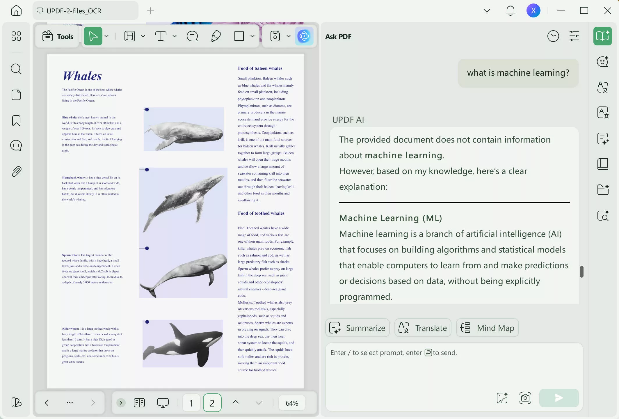chatdoc answer queries in different language