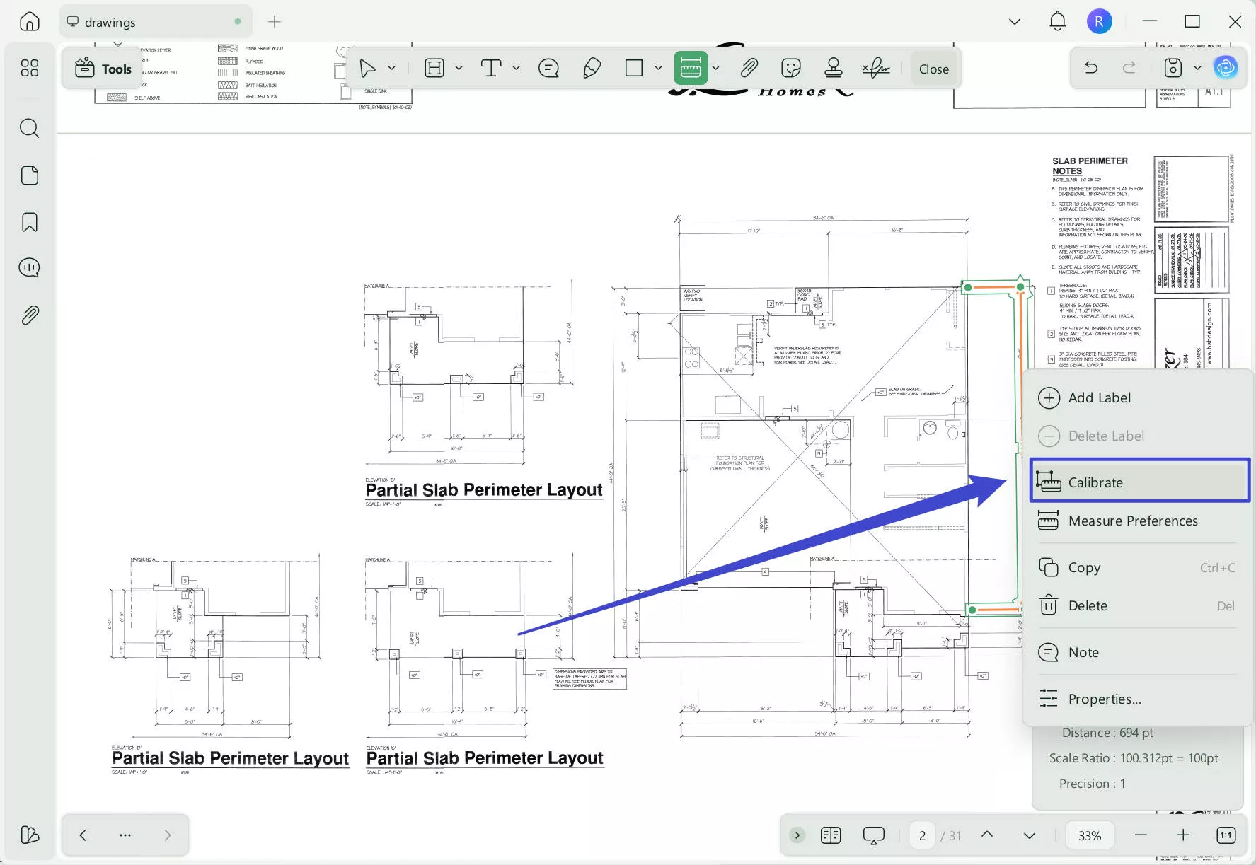 calibrate with updf windows
