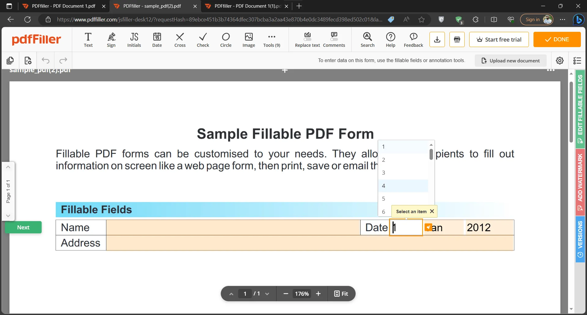 PDF-Erstellungsdatum in ausfüllbaren PDFs ändern PDFfiller