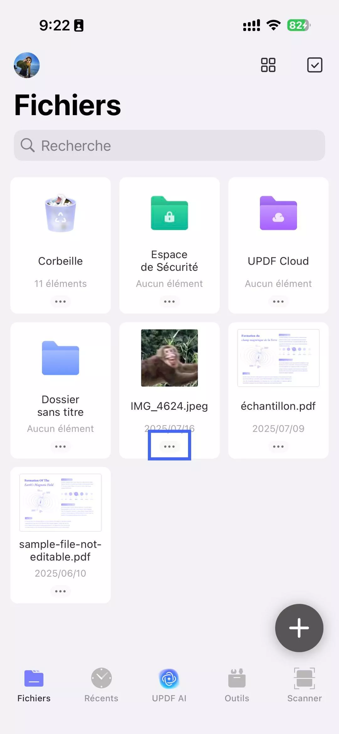 transformer une photo en PDF sur l'iPhone