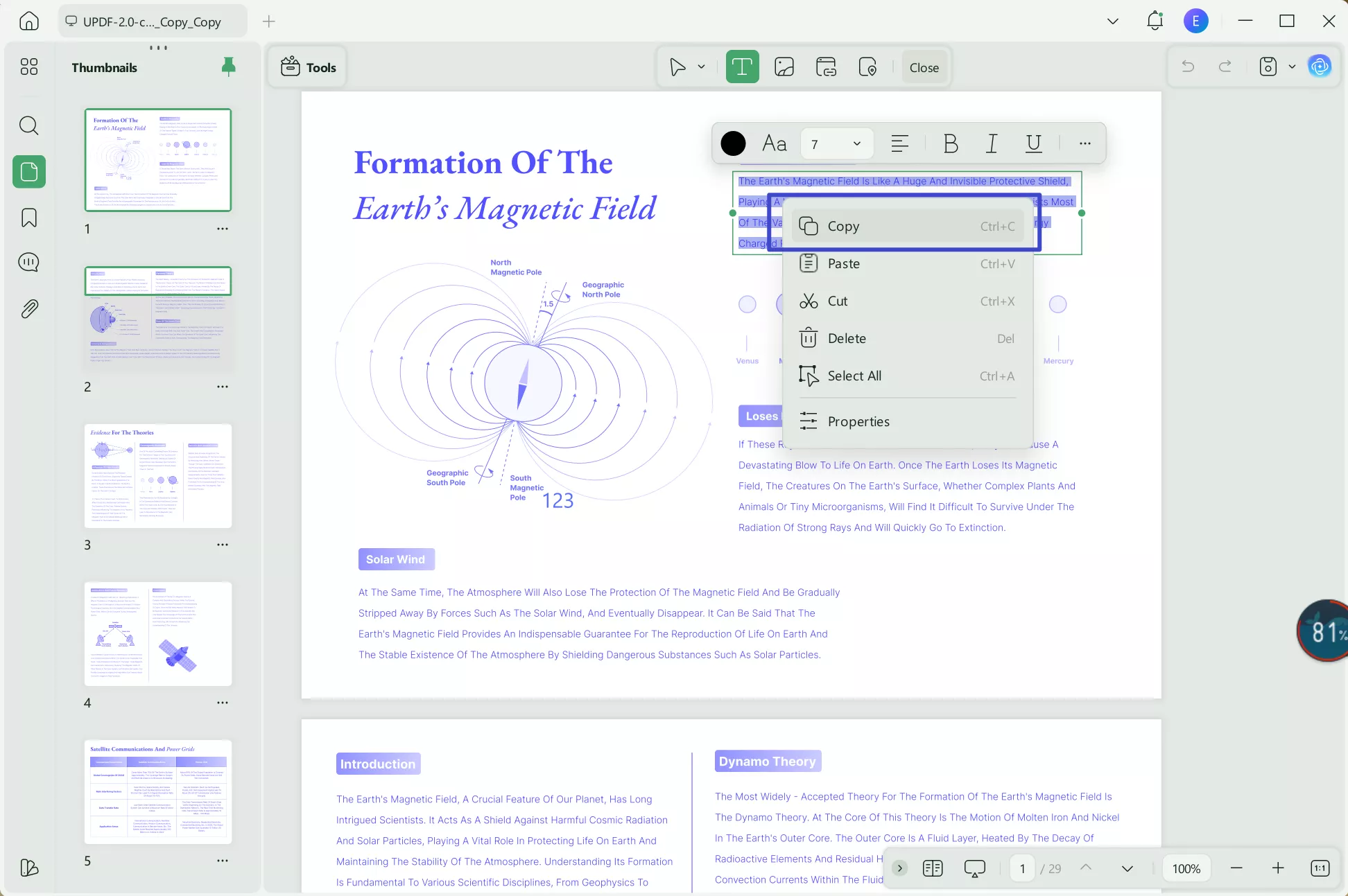 how to copy text from secured pdf copy content