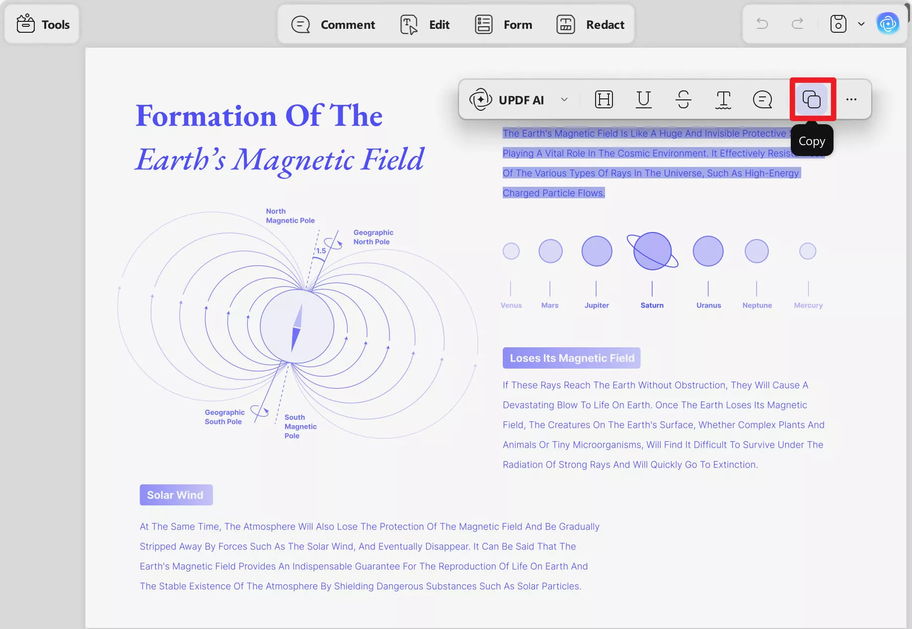 extract highlighted text from pdf