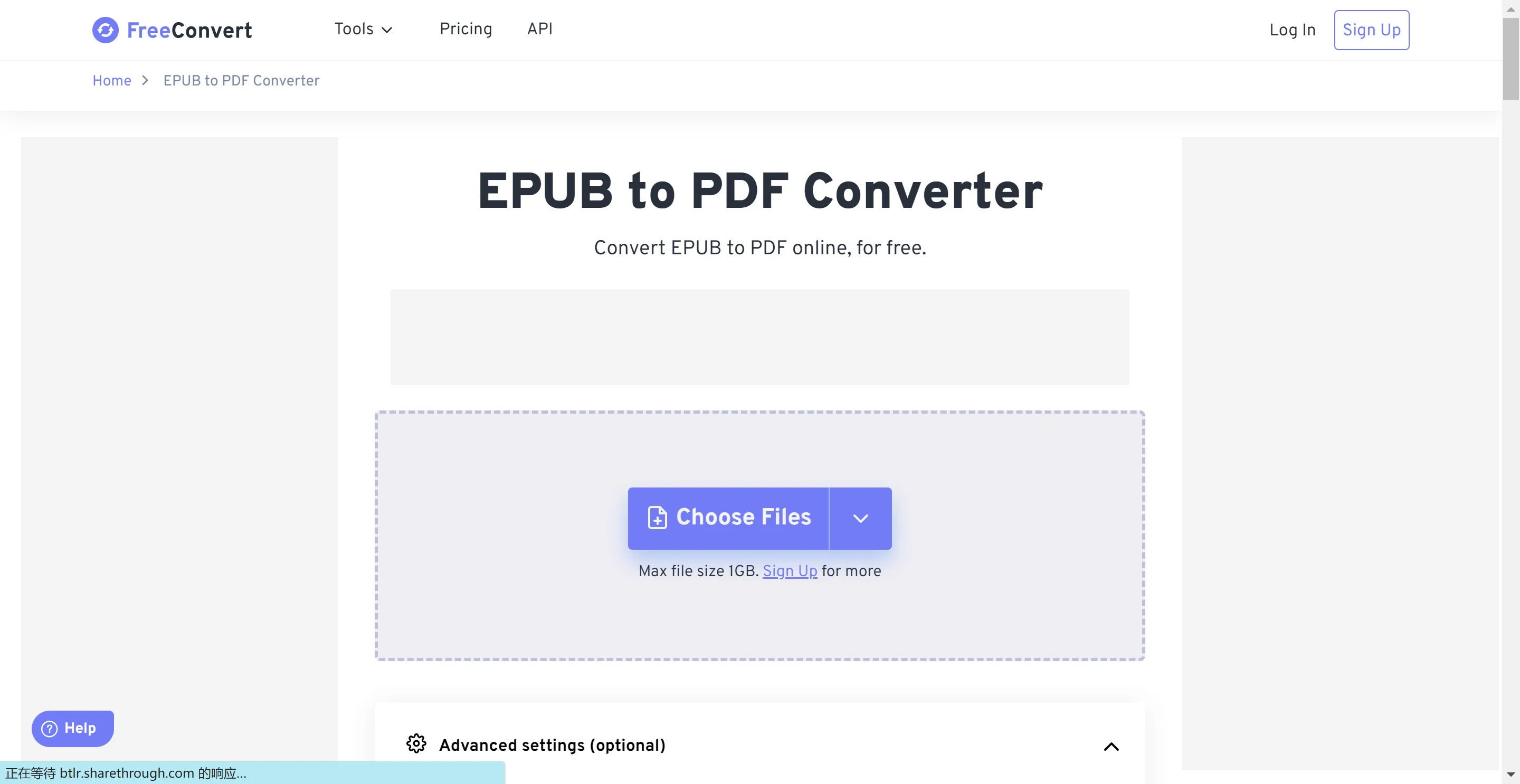 convert epub to pdf freeconvert
