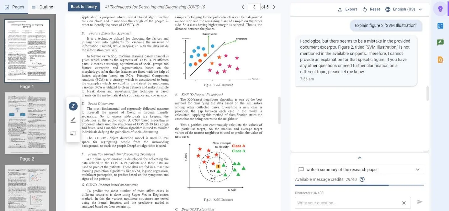 Ask Petal AI to explain graphical content