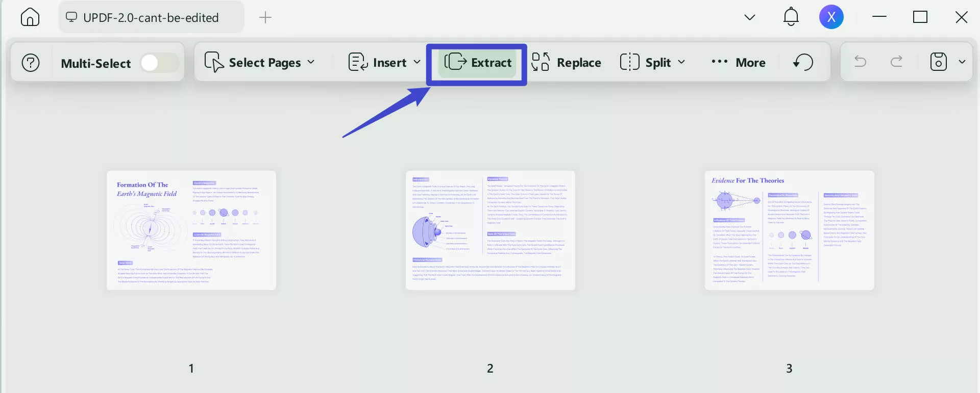 extract pages icon win