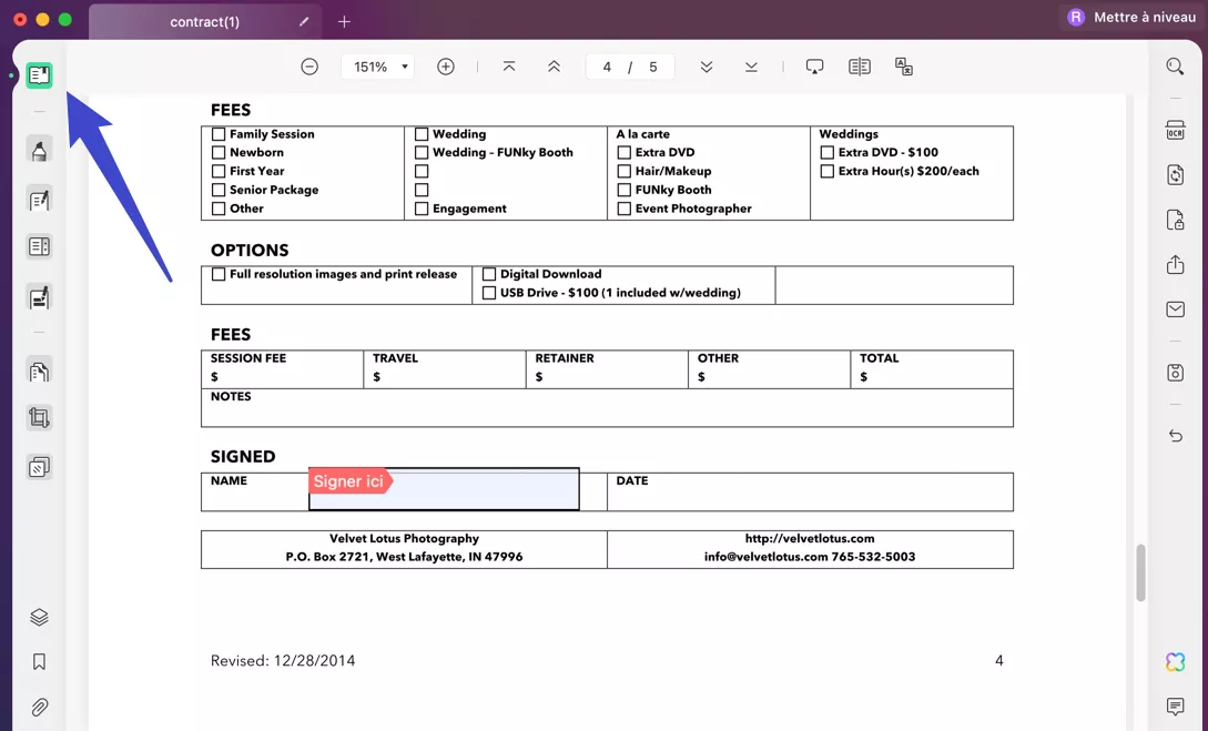 signer numériquement pdf mac