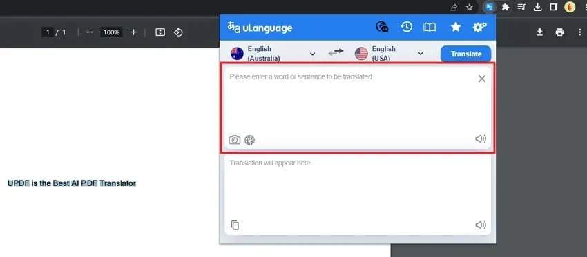 traducir pdf a español chrome extension traducir