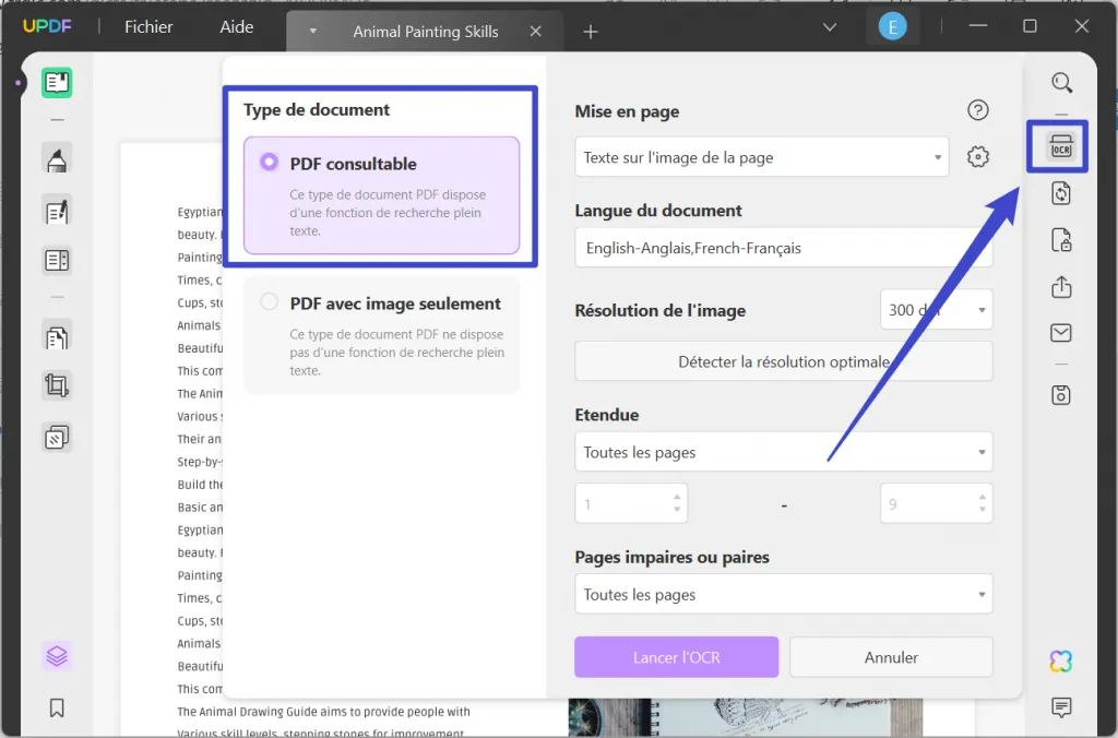 convertir pdf scanné en word modifiable