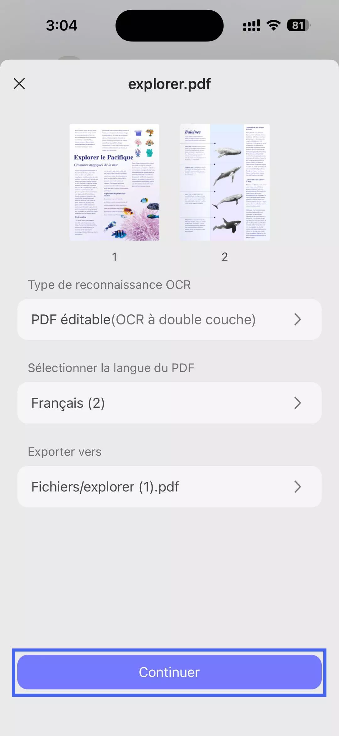 rendre un pdf modifiable gratuitement