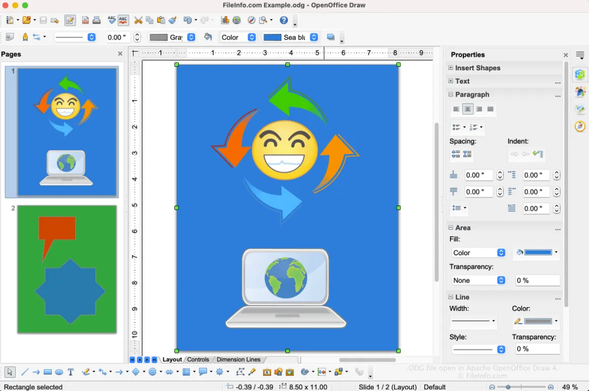 ODG a PDF openoffice