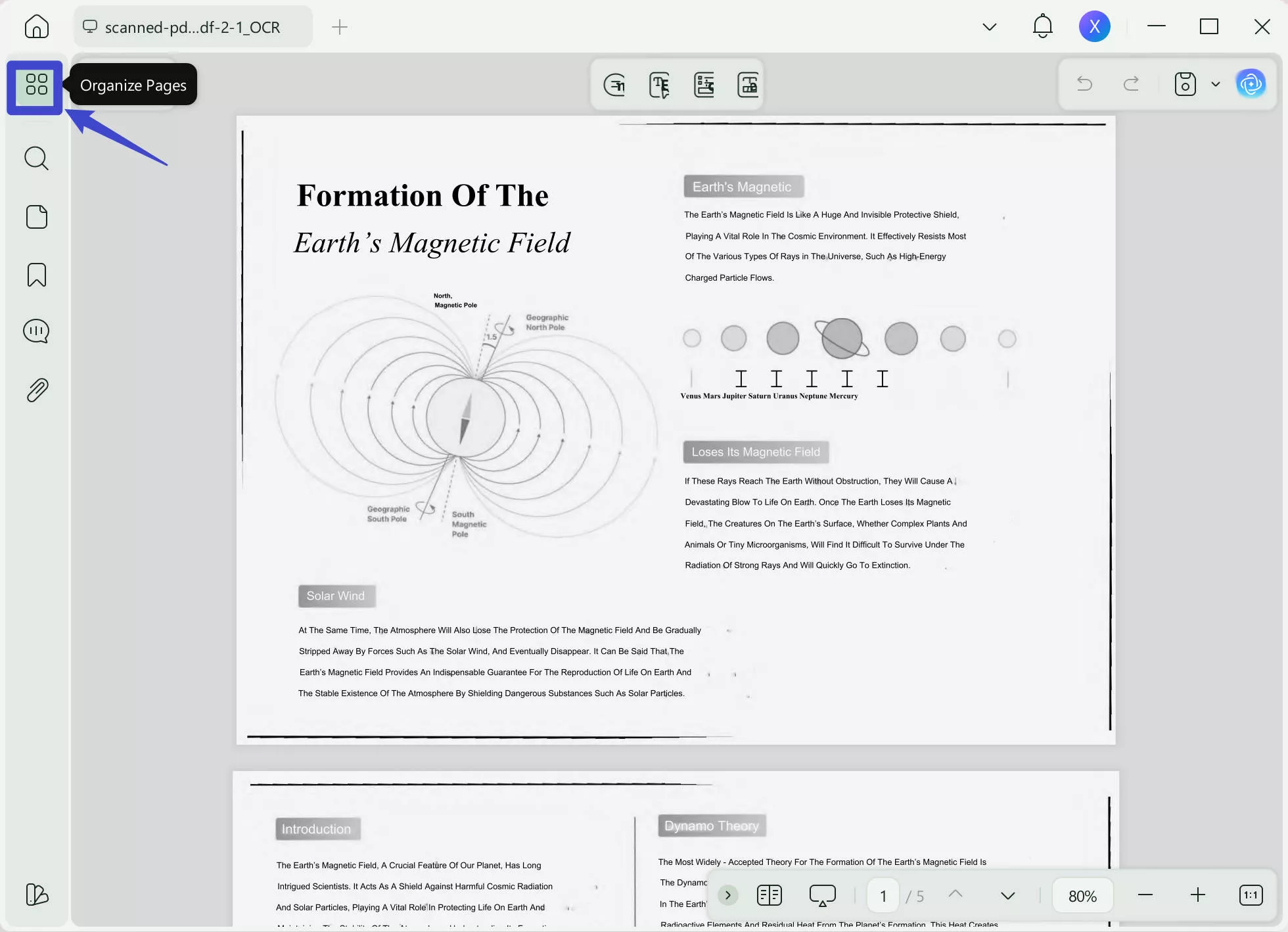 how to separate scanned documents
