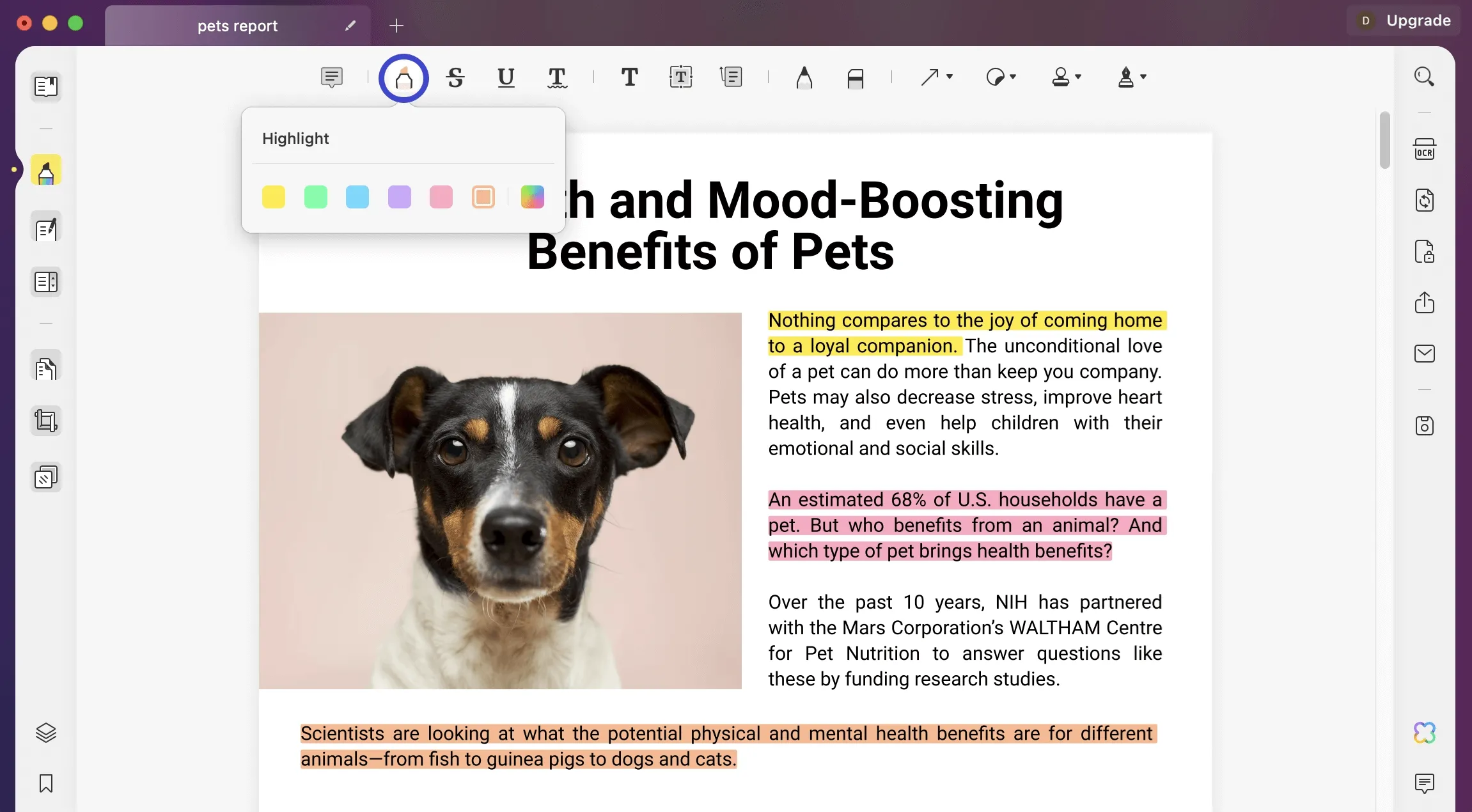 pdf highlighter mac updf