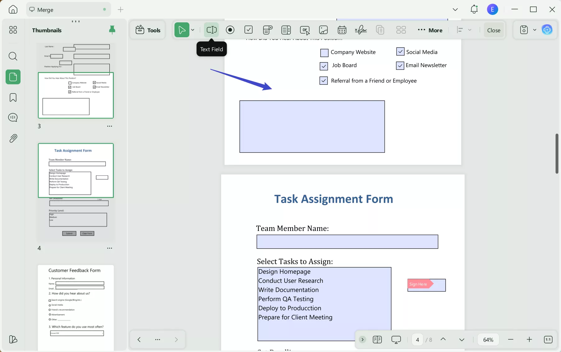 fill pdf online free text field