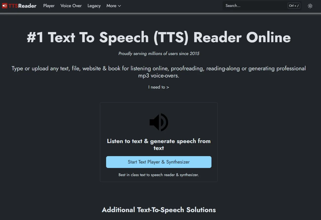 PDF Audioreader - TTSsreader