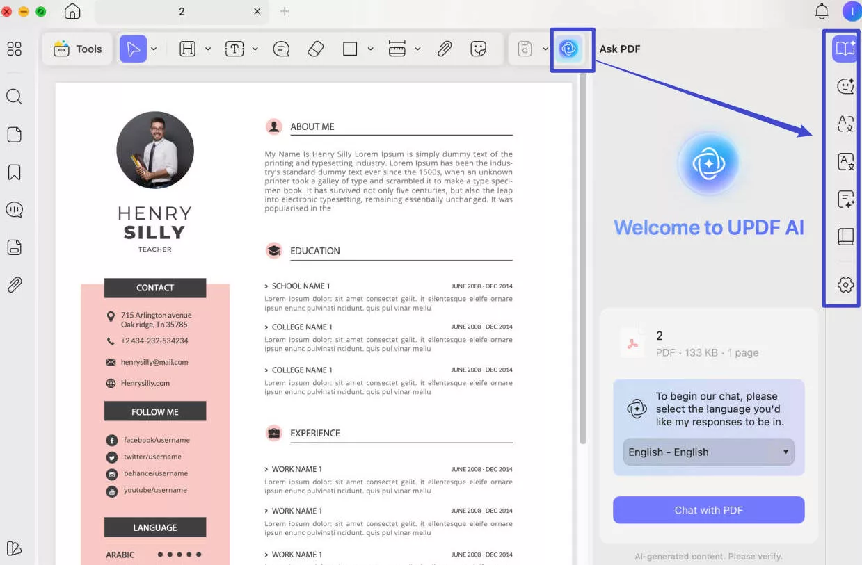edit pdf resume ai mac