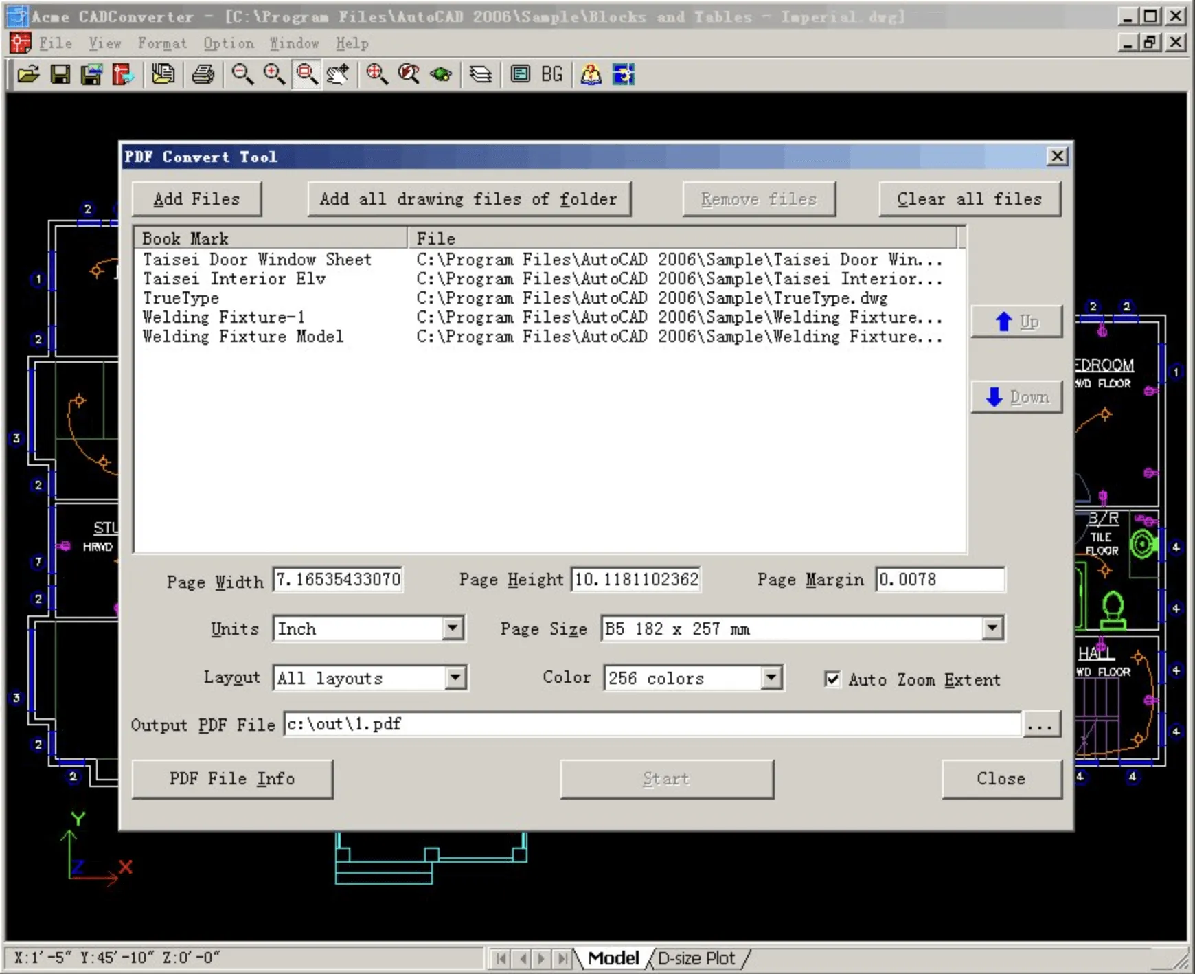 acem cad converter PDF to DWG Converter