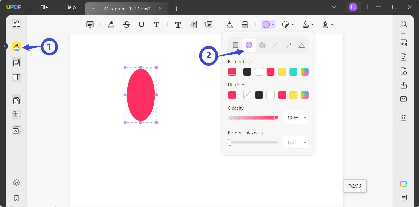 add circle to pdf add circle