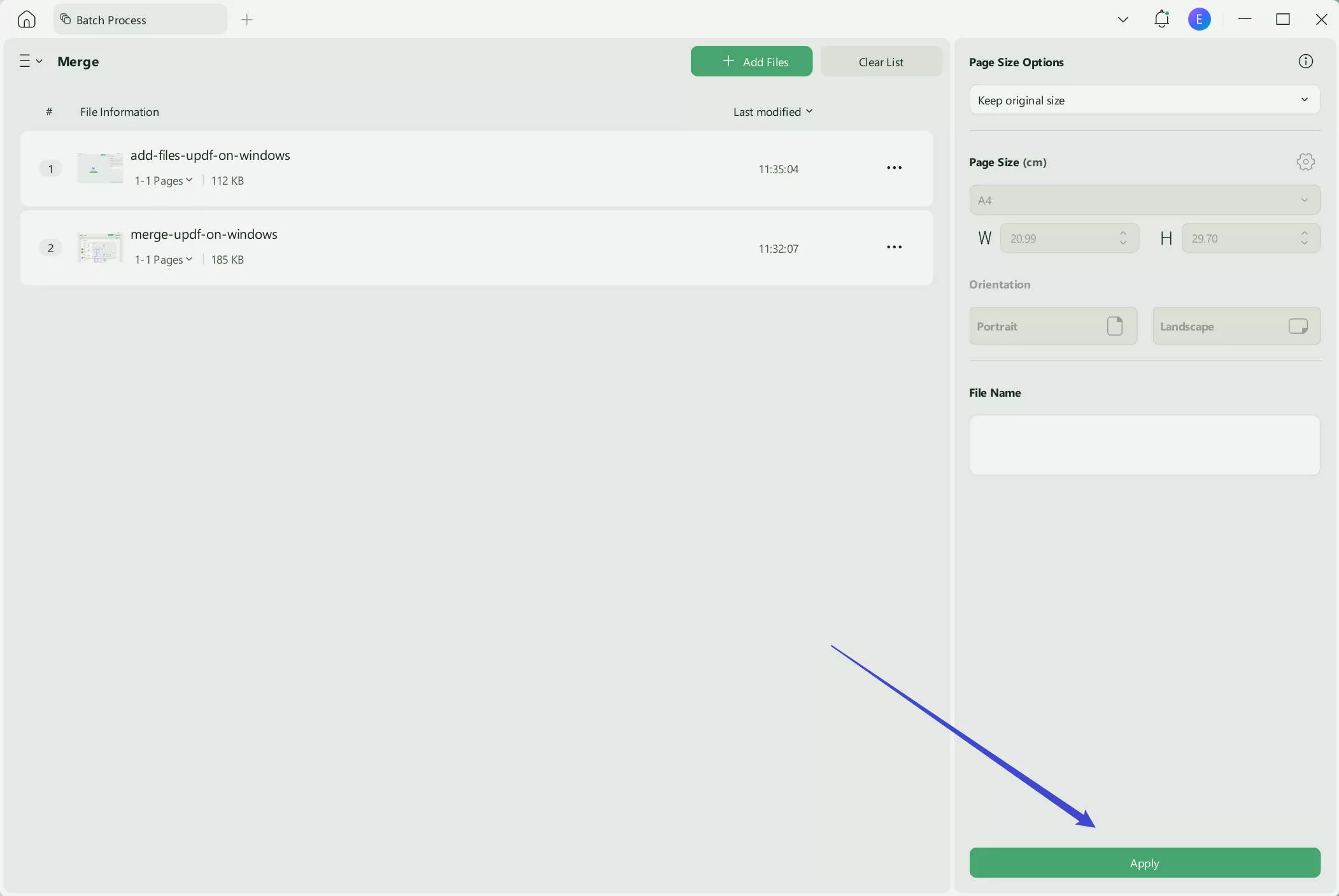 pdf joiner apply combine