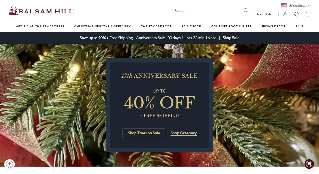 balsam hill christmas sale