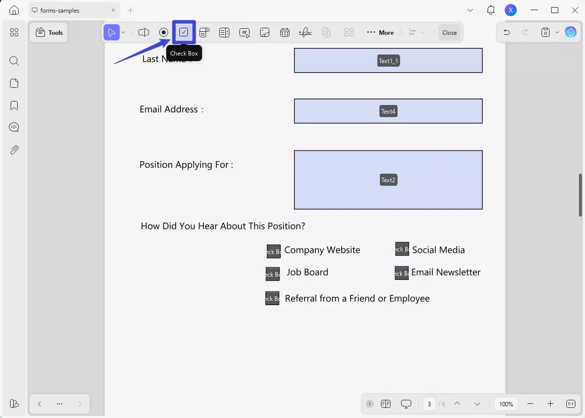 how to uncheck a box in pdf add box