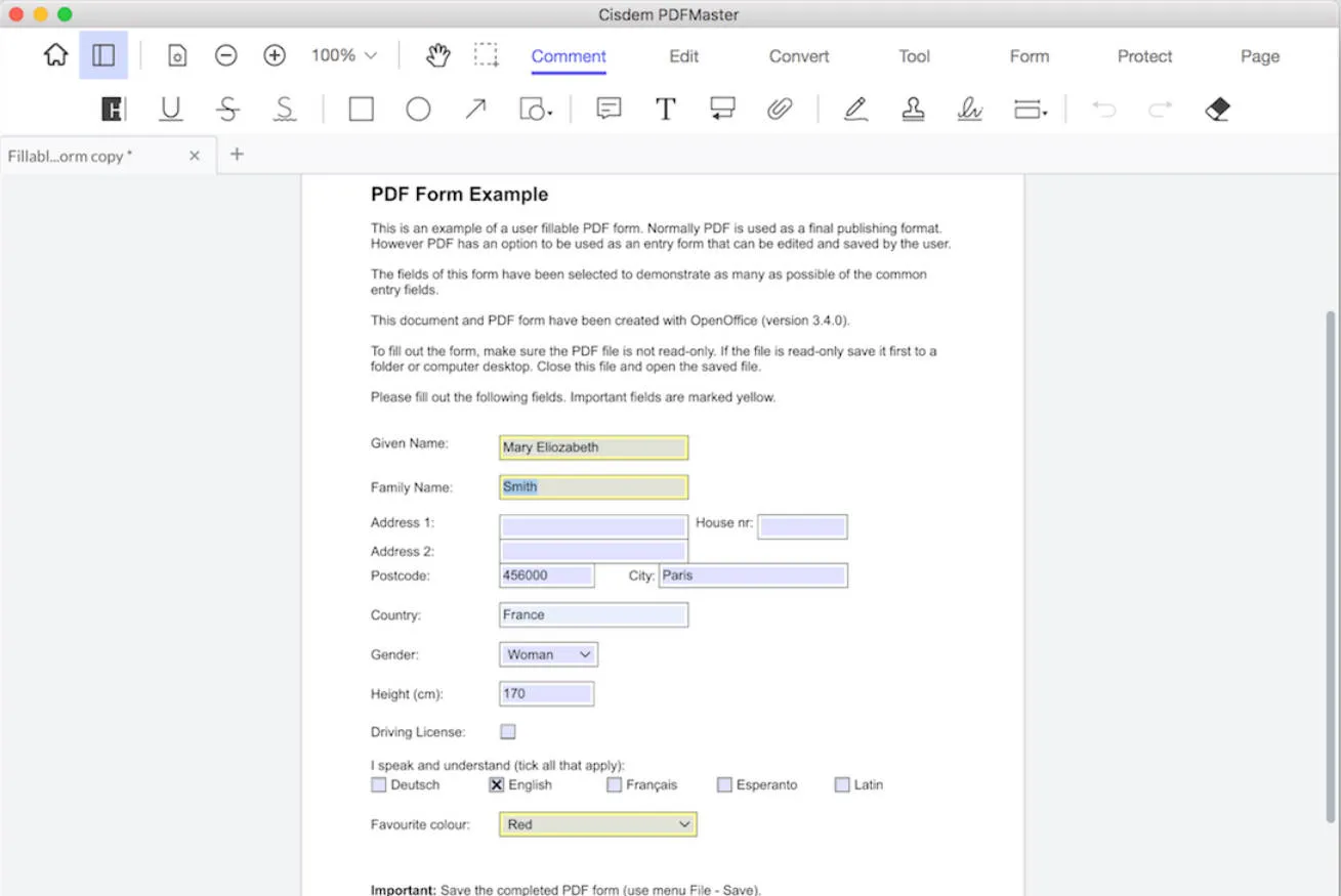 cisdem pdf form filler mac