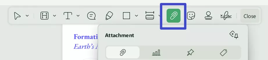 attach pdf to pdf updf