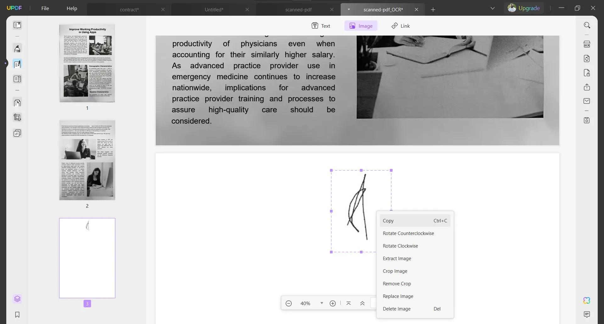 how to copy signature from pdf copy