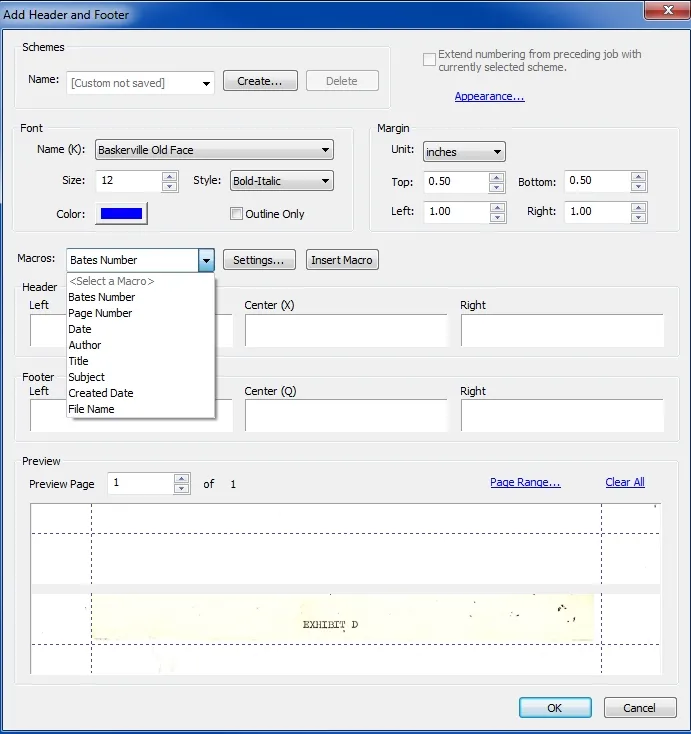 Ajouter des numérotations Bates aux PDF avec Nuance PDF