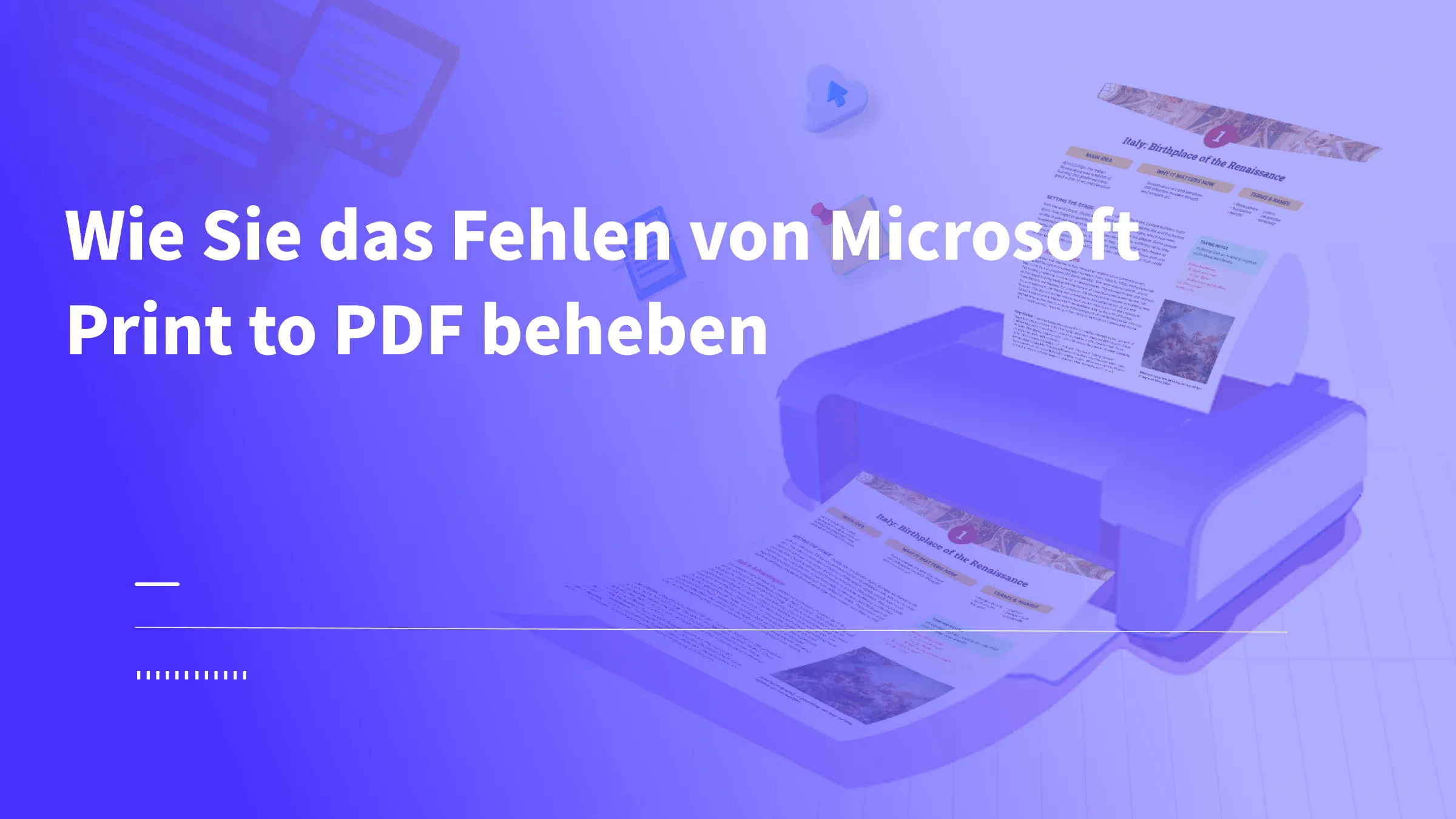 Wie Sie das Fehlen von „Microsoft Print to PDF” beheben - 5 Lösungen