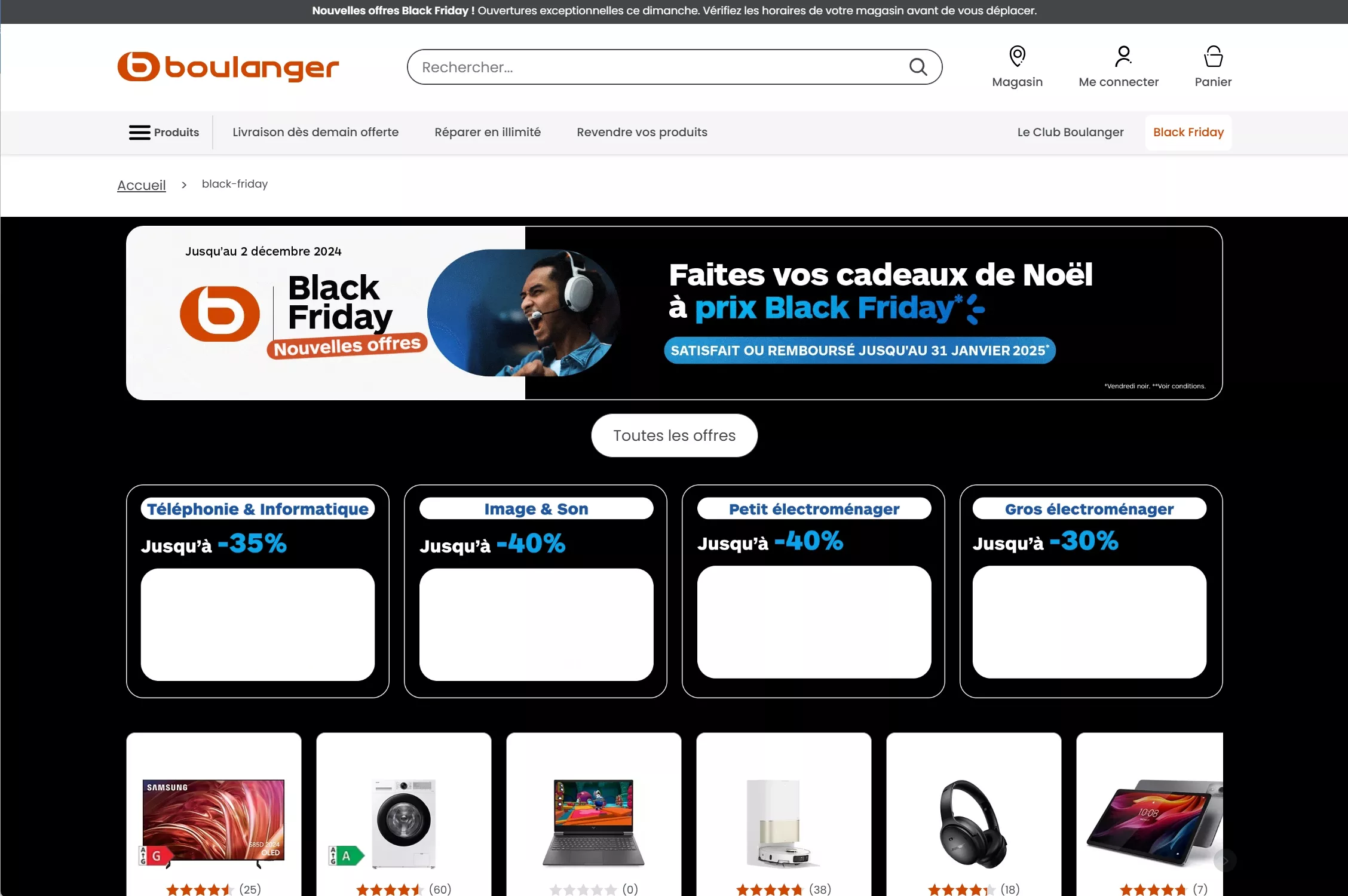 MacBook black friday boulanger