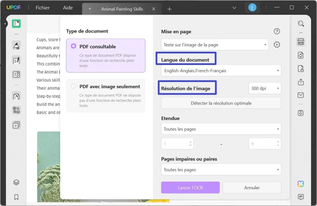 extraire le texte dune image