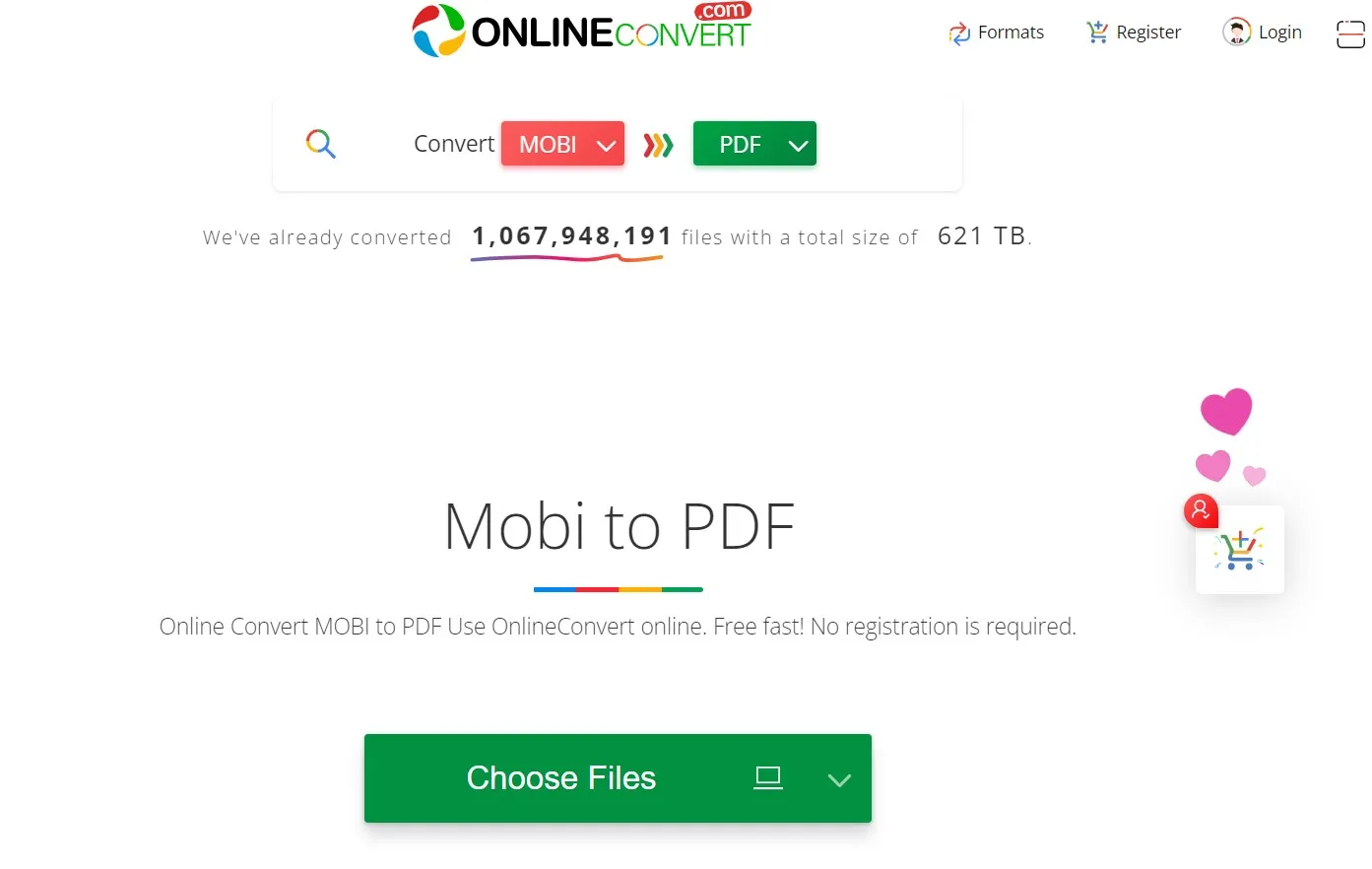 convertire mobi in pdf