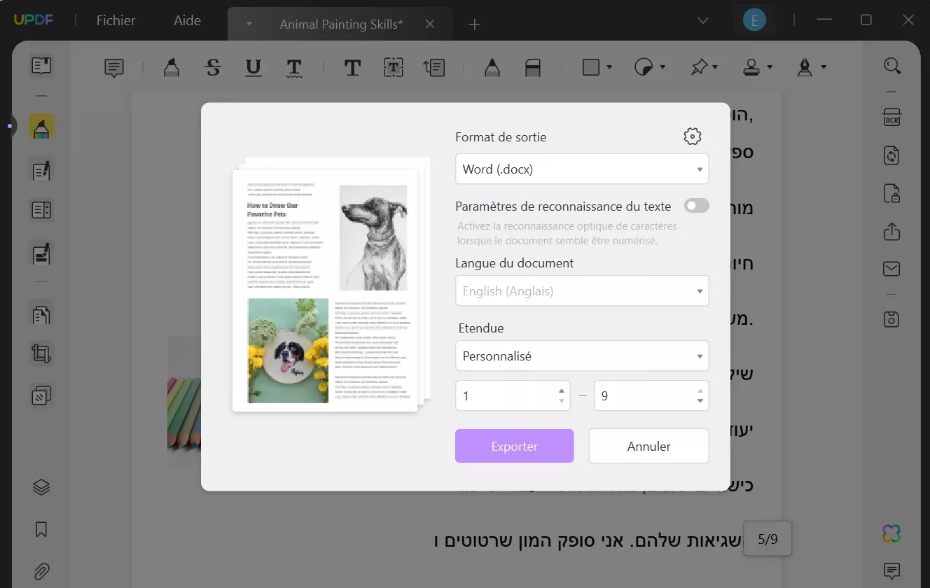 pdf en word