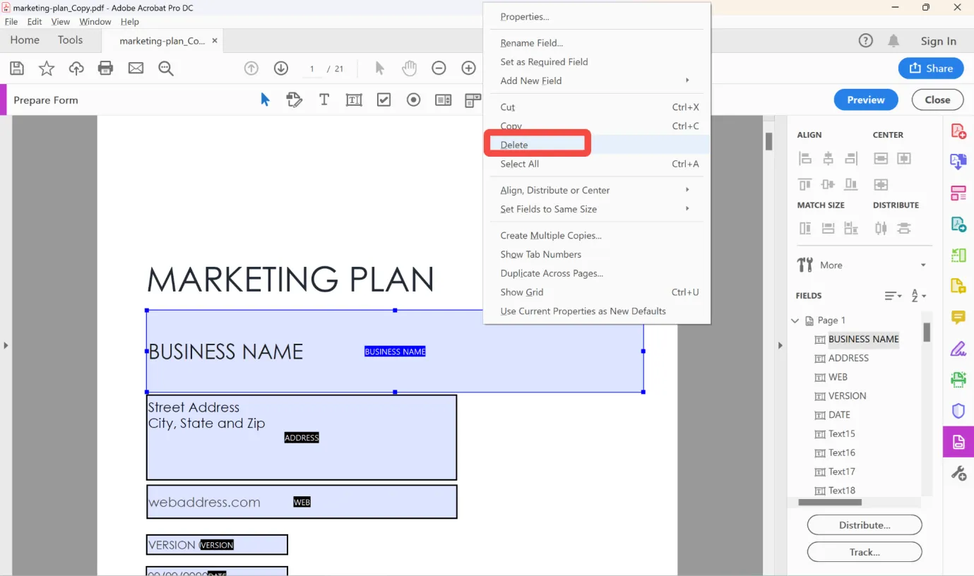 Adobe PDF 디지털 서명 삭제