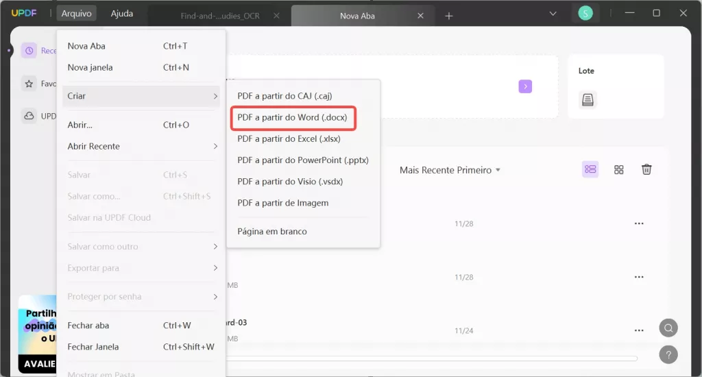 Converter Word para PDF sem Alterar a Fonte