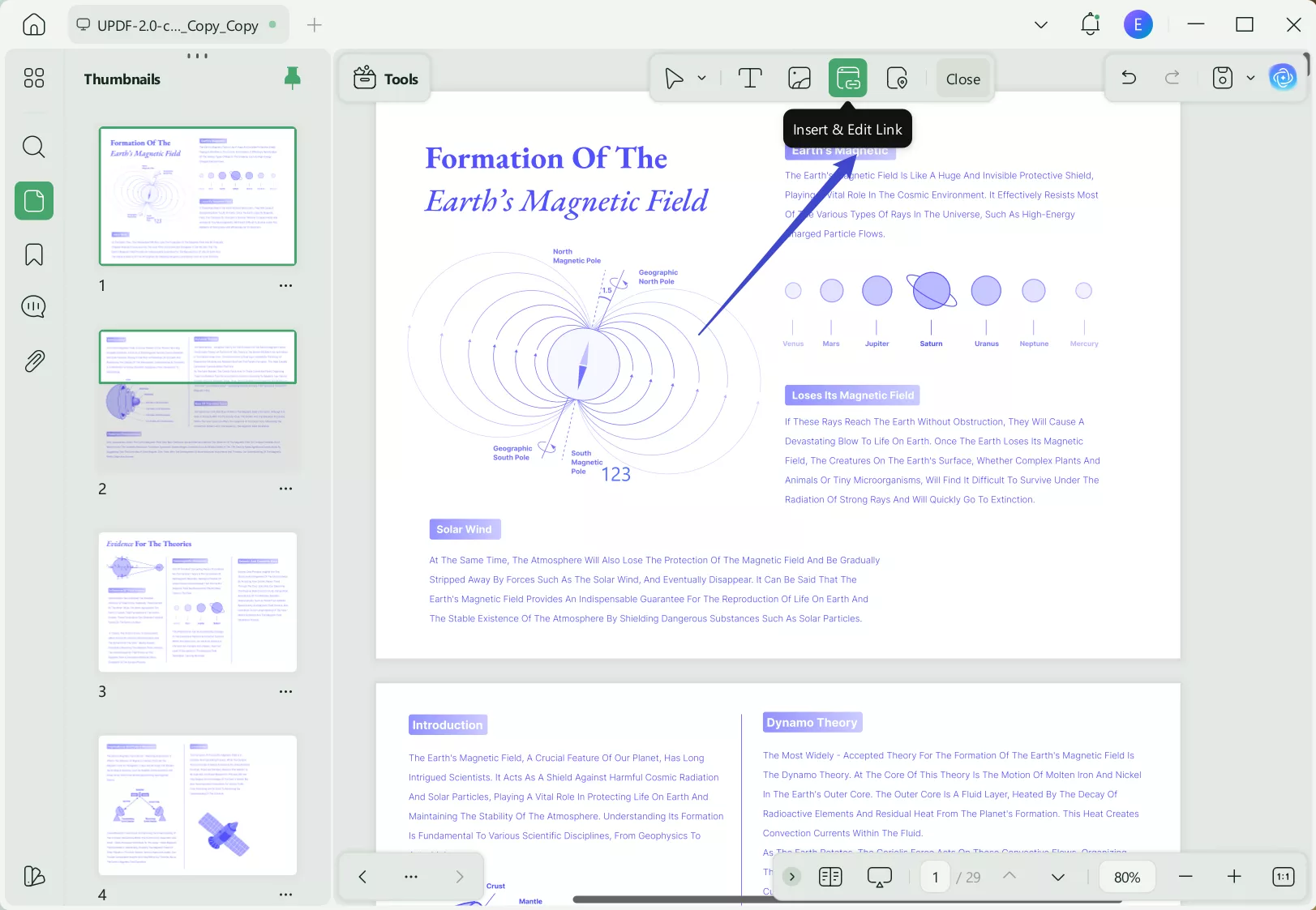 interactive pdf indesign add link updf