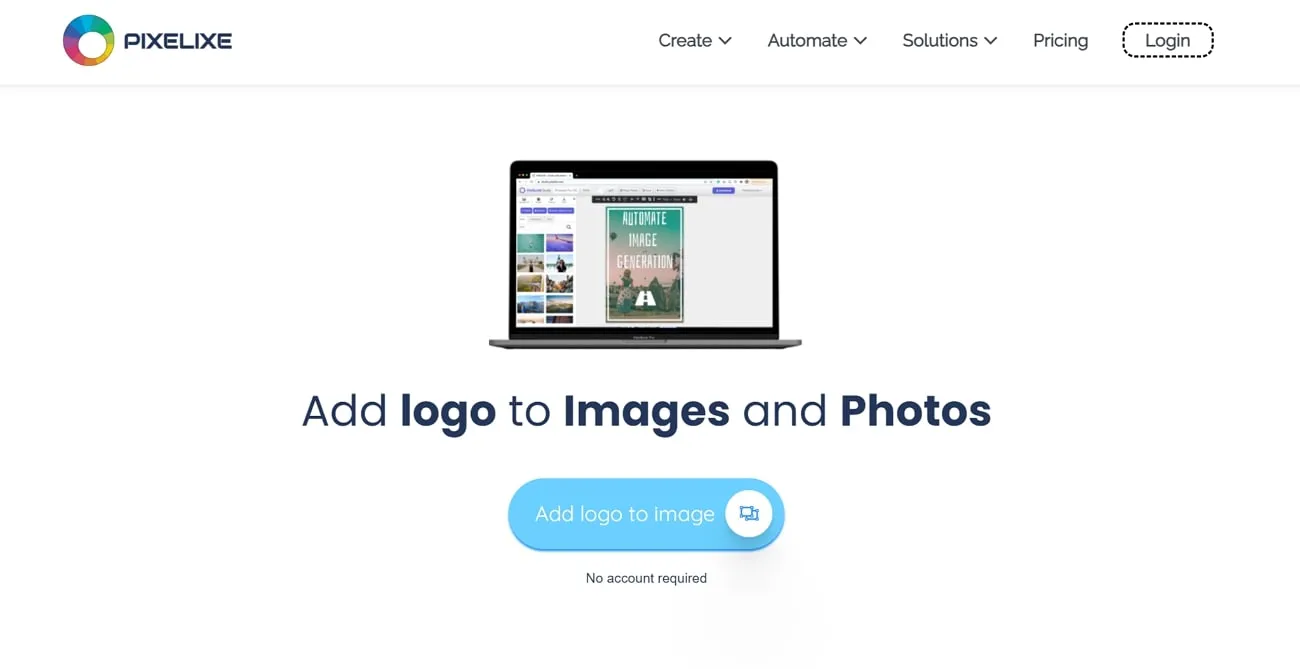 add logo to photo tap add logo to image