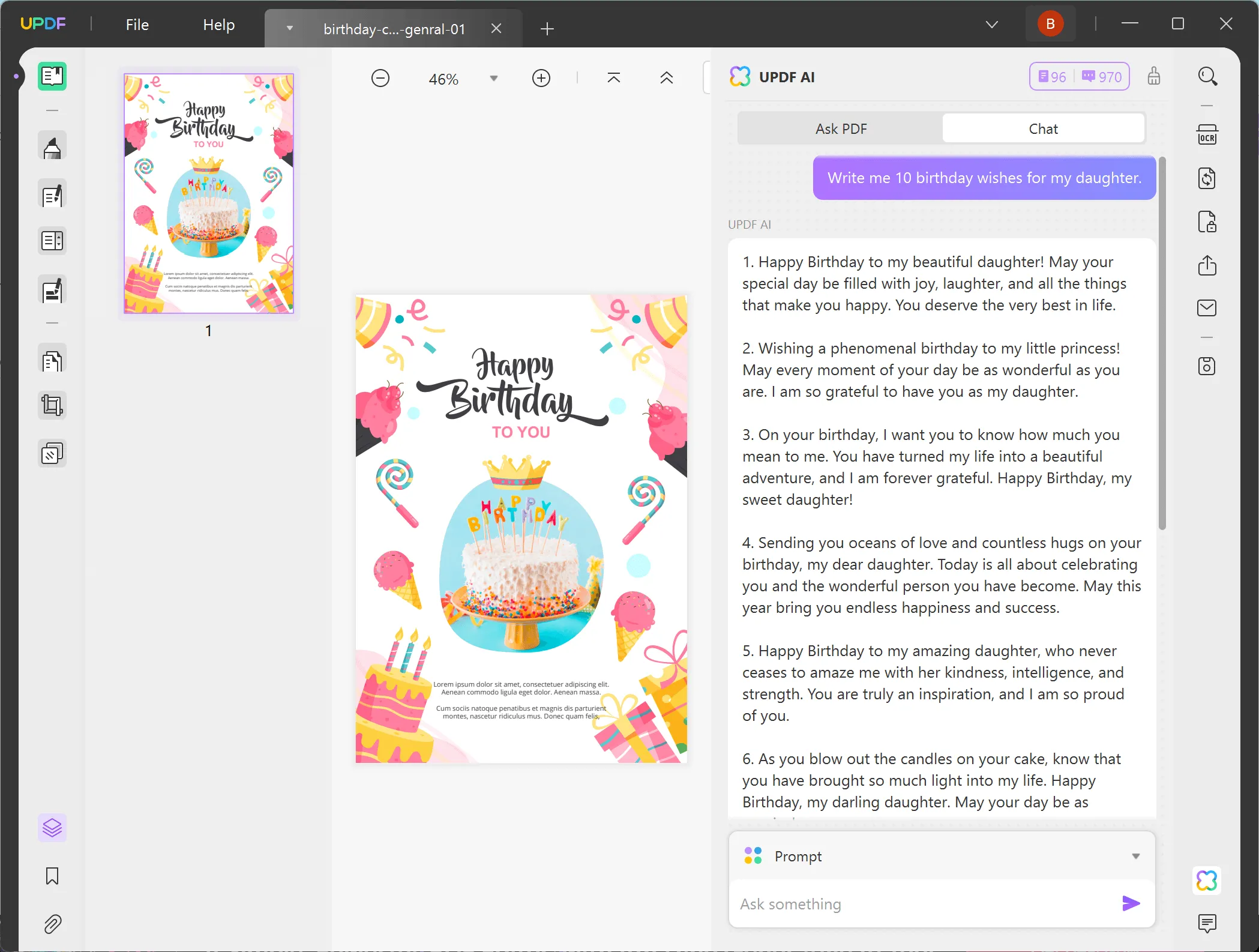 أمنيات عيد الميلاد التي يولدها الذكاء الاصطناعي UPDF