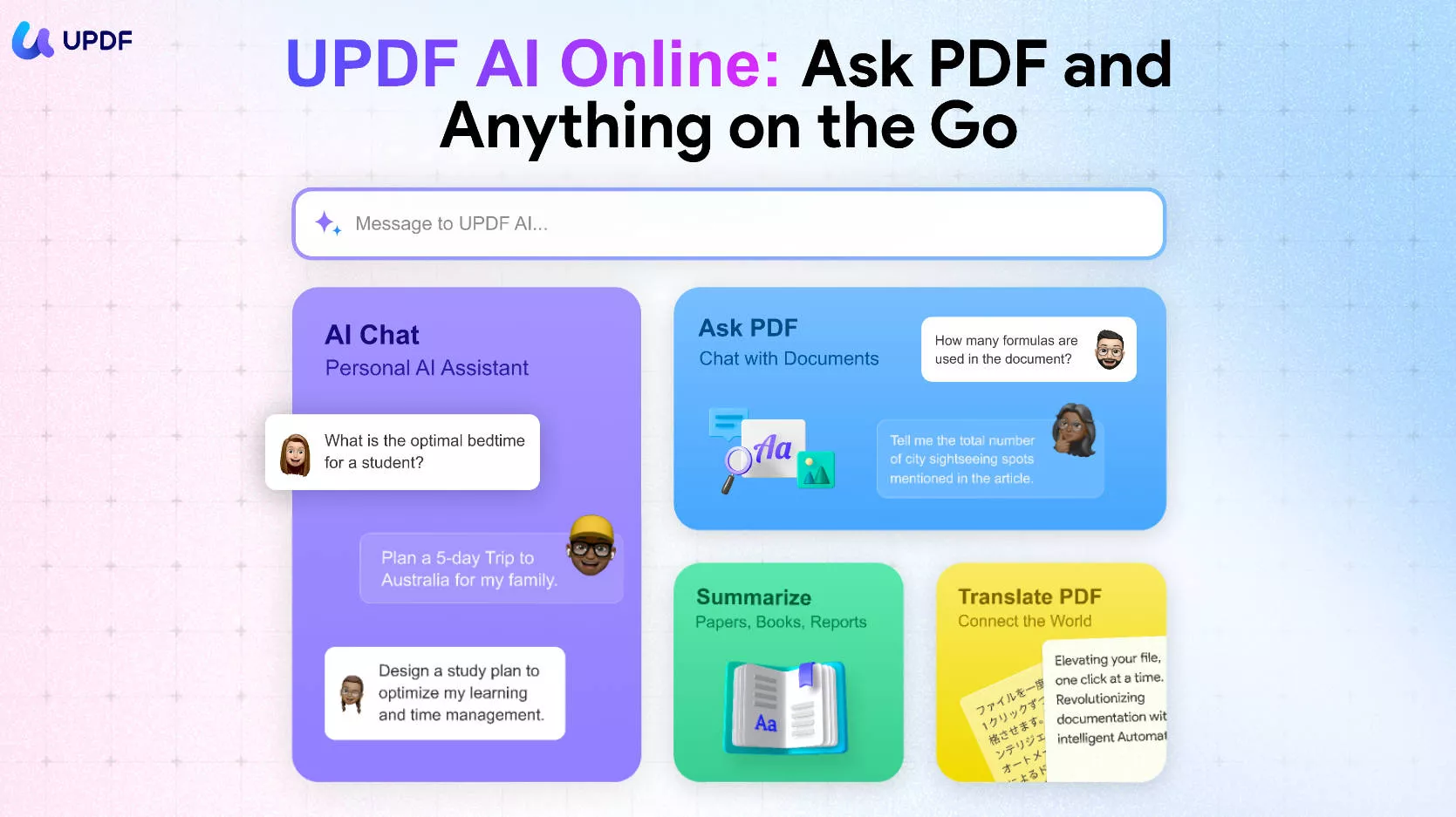 updf ai online: ask pdf and anything