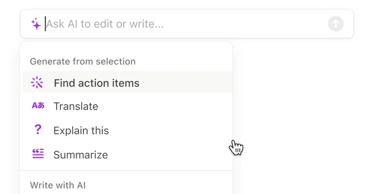 shortly ai alternative Notion