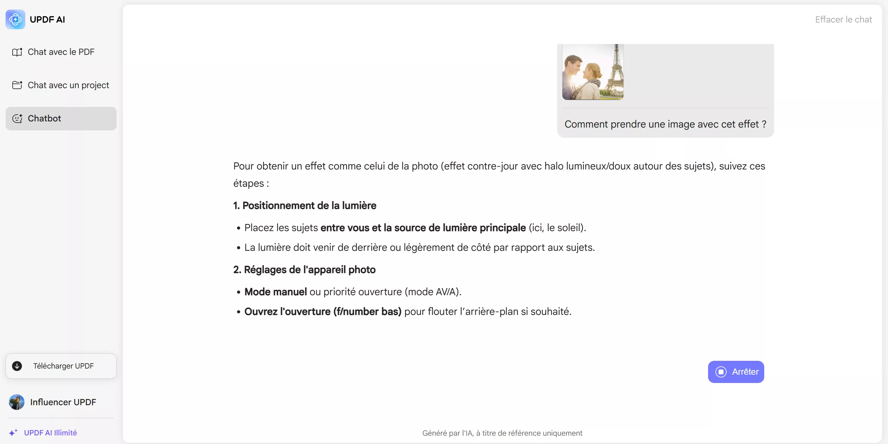 analyser information sur image