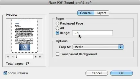 PDF 인디자인 변환